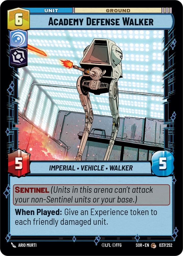 Academy Defense Walker - Spark of Rebellion (SOR) Spark of Rebellion