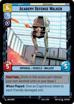 Academy Defense Walker - Spark of Rebellion (SOR) Spark of Rebellion