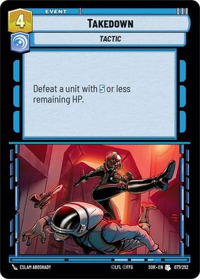 Takedown - Spark of Rebellion (SOR) Spark of Rebellion