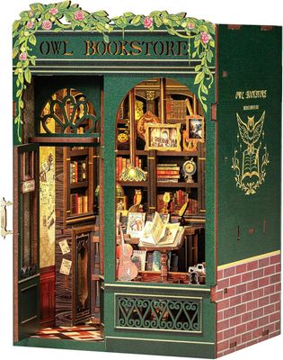 CUTEBEE Book Nook Kit - DIY Miniature House Kit