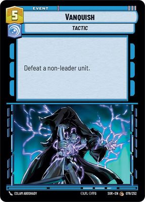 Vanquish - Spark of Rebellion (SOR) Spark of Rebellion
