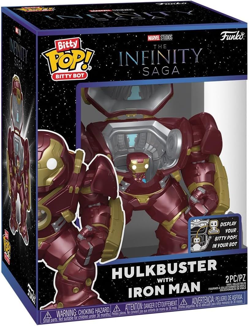 Funko Pop! Bitty Bots: Marvel - Hulkbuster with Iron Man