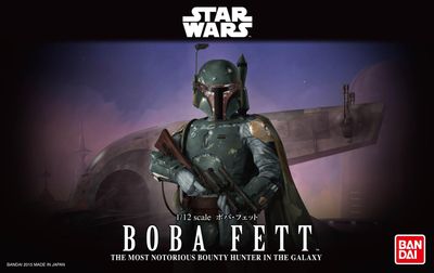 Bandai Hobby - Star Wars - Boba Fett, Bandai Spirits Star Wars Character 1/12 Model Kit