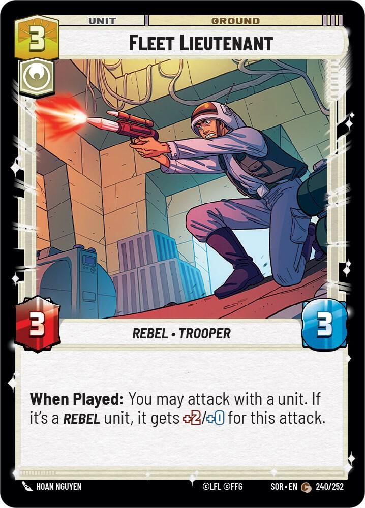 Fleet Lieutenant - Spark of Rebellion (SOR) Spark of Rebellion