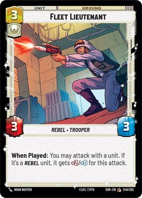 Fleet Lieutenant - Spark of Rebellion (SOR) Spark of Rebellion