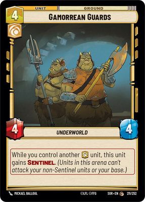 Gamorrean Guards - Spark of Rebellion (SOR) Spark of Rebellion