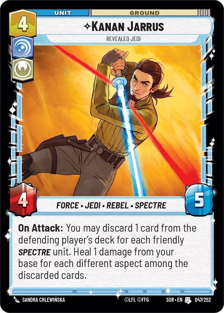 Kanan Jarrus - Revealed Jedi - Spark of Rebellion (SOR) Spark of Rebellion