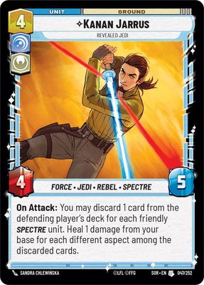 Kanan Jarrus - Revealed Jedi - Spark of Rebellion (SOR) Spark of Rebellion