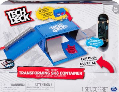 Tech Deck, Transforming SK8 Container Pro Modular Skatepark with Exclusive Fingerboard