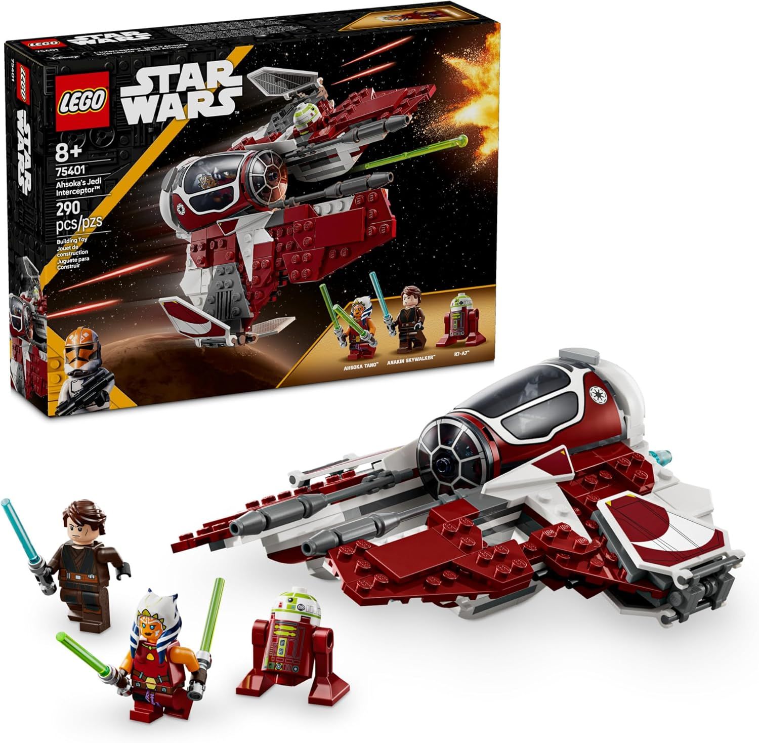LEGO Star Wars: The Clone Wars Ahsoka&#39;s Jedi Interceptor Spaceship