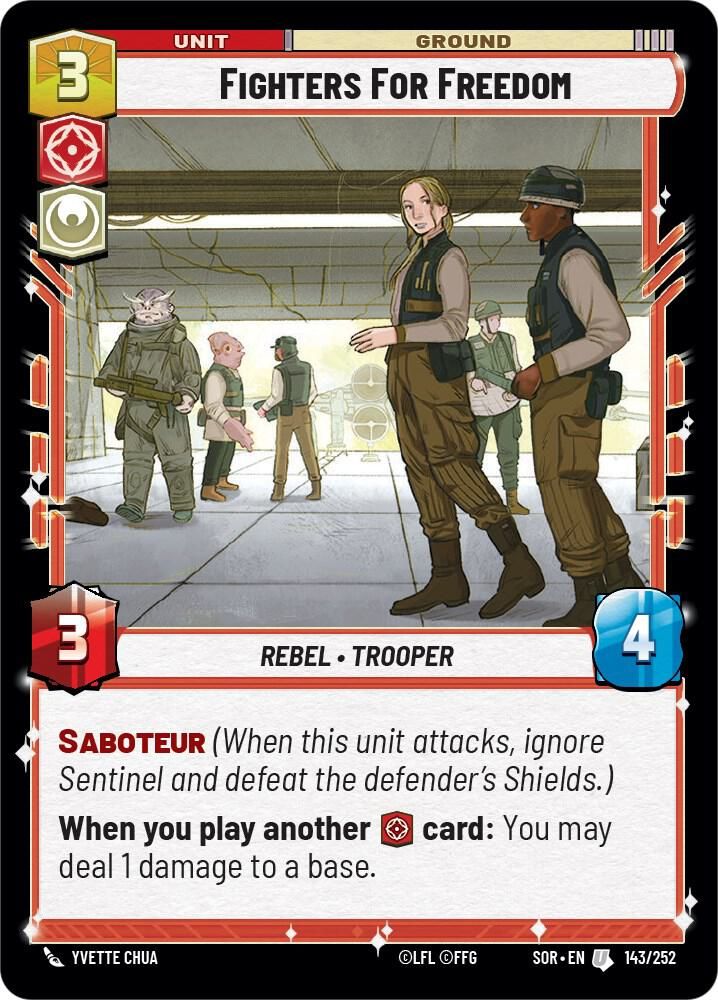 Fighters For Freedom - Spark of Rebellion (SOR) Spark of Rebellion