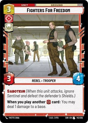 Fighters For Freedom - Spark of Rebellion (SOR) Spark of Rebellion