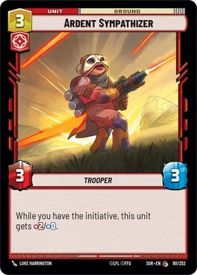 Ardent Sympathizer - Spark of Rebellion (SOR) Spark of Rebellion