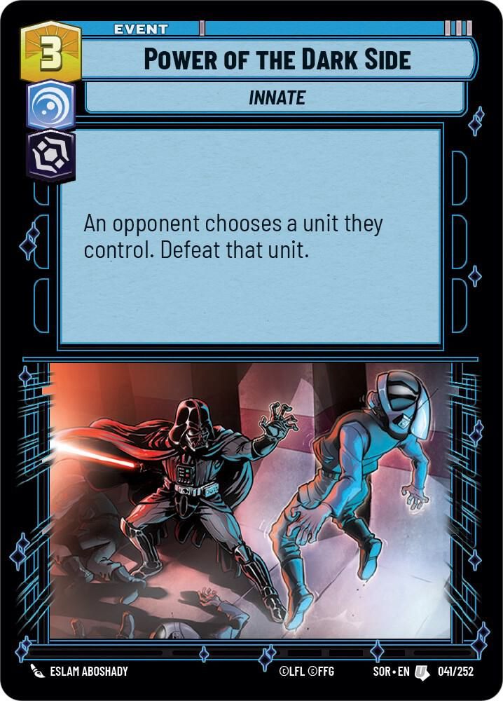 Power of the Dark Side - Spark of Rebellion (SOR) Spark of Rebellion