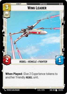 Wing Leader - Spark of Rebellion (SOR) Spark of Rebellion