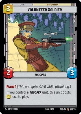 Volunteer Soldier - Spark of Rebellion (SOR) Spark of Rebellion