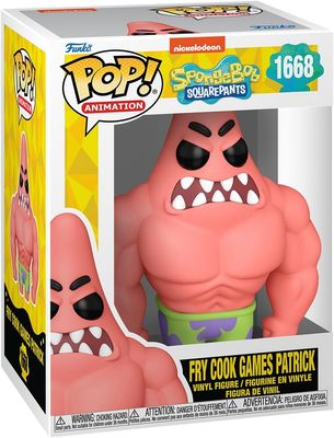 Funko Pop Animation: Spongebob Squarepants 25th Anniversary - Fry Cook Games Patrick Star Bob Esponja