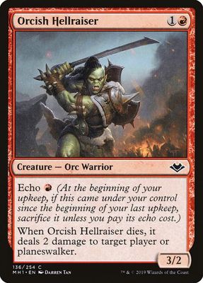 Orcish Hellraiser 136/254- Modern Horizons (MH1)