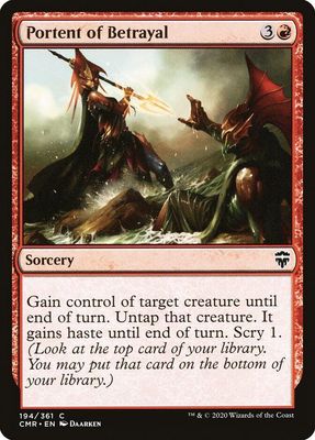 Portent of Betrayal 194/361- Commander Legends (CMR)