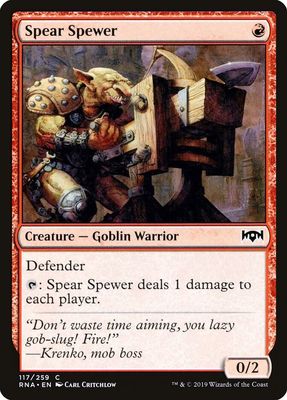 Spear Spewer - Ravnica Allegiance (RNA)