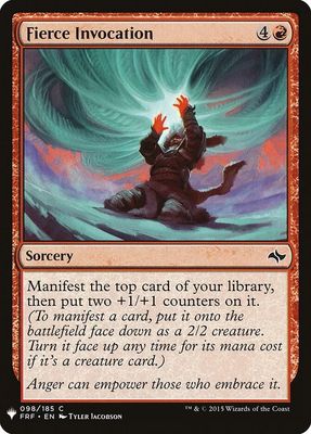 Fierce Invocation 098/185- The List Reprints (LIST)