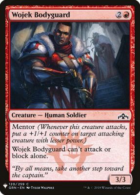 Wojek Bodyguard 120/259- The List Reprints (LIST)