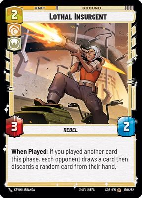 Lothal Insurgent - Spark of Rebellion (SOR) Spark of Rebellion