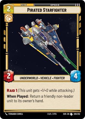 Pirated Starfighter - Spark of Rebellion (SOR) Spark of Rebellion