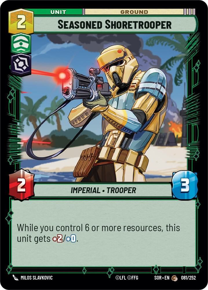 Seasoned Shoretrooper - Spark of Rebellion (SOR) Spark of Rebellion