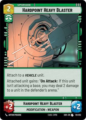 Hardpoint Heavy Blaster - Spark of Rebellion (SOR) Spark of Rebellion