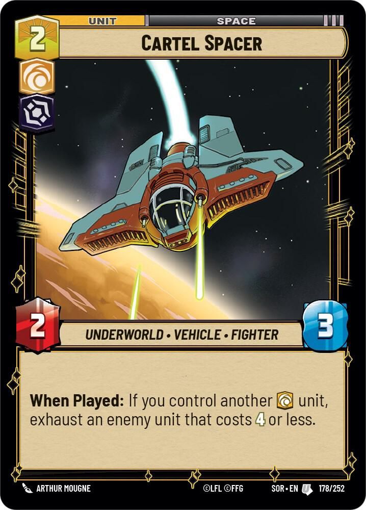 Cartel Spacer - Spark of Rebellion (SOR) Spark of Rebellion