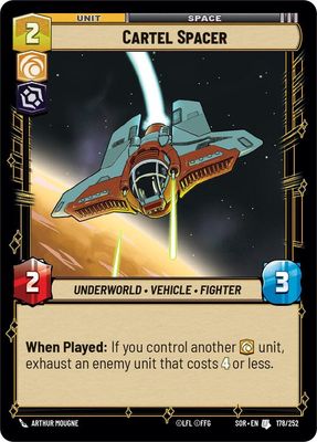 Cartel Spacer - Spark of Rebellion (SOR) Spark of Rebellion