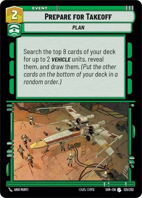 Prepare for Takeoff - Spark of Rebellion (SOR) Spark of Rebellion