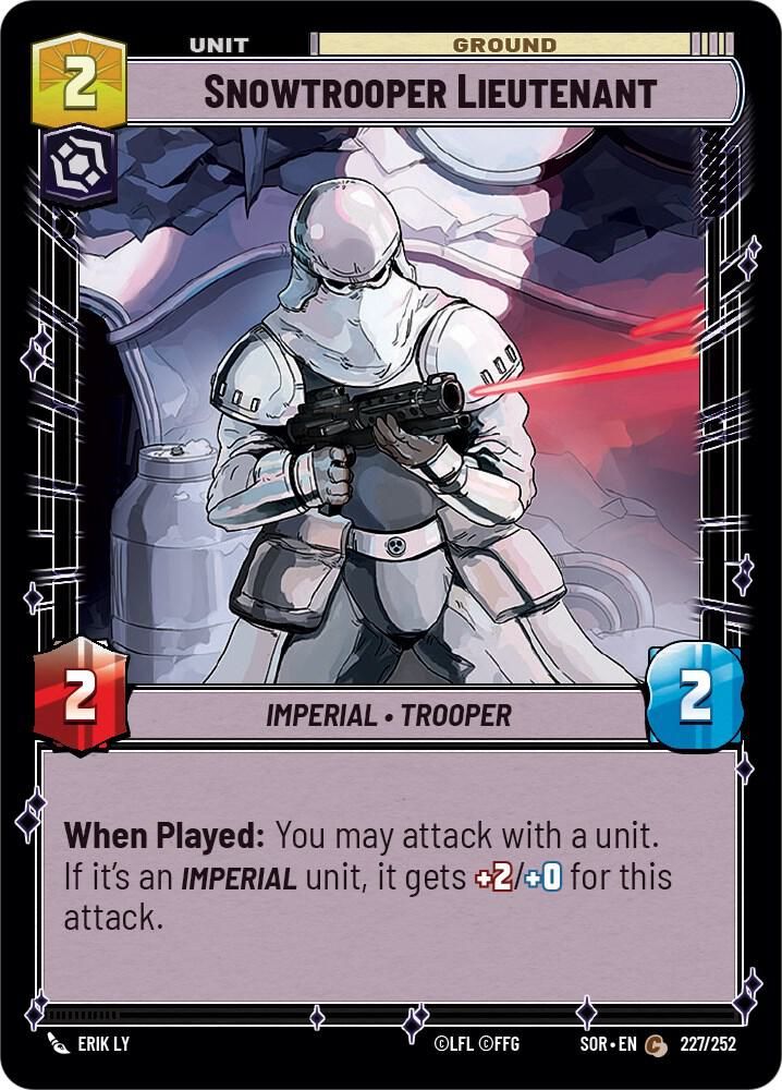 Snowtrooper Lieutenant - Spark of Rebellion (SOR) Spark of Rebellion