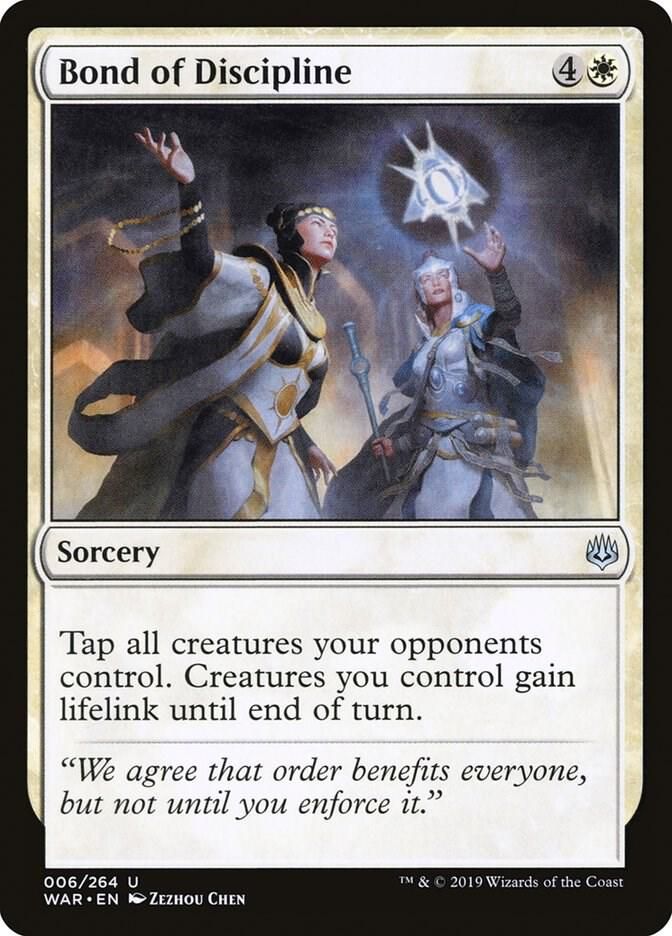 Bond of Discipline 006/264- War of the Spark (WAR) (Español)