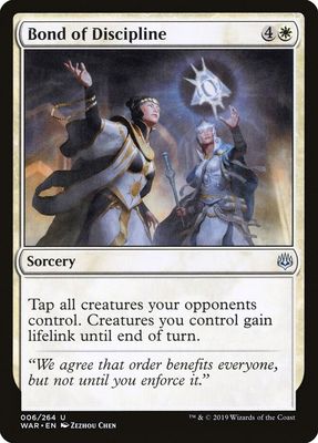 Bond of Discipline 006/264- War of the Spark (WAR)