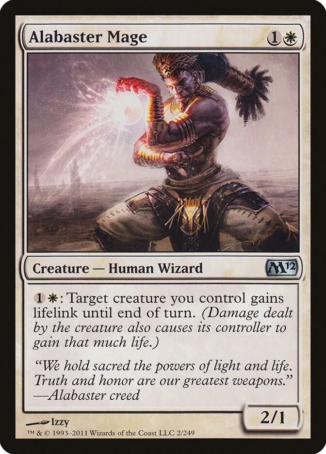 Alabaster Mage 2/249- Magic 2012 (M12) (M12) (espanol)