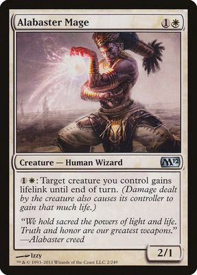 Alabaster Mage 2/249- Magic 2012 (M12) (M12) (espanol)