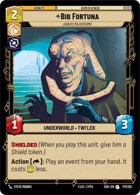 Bib Fortuna - Jabba&#39;s Majordomo - Spark of Rebellion (SOR) Spark of Rebellion