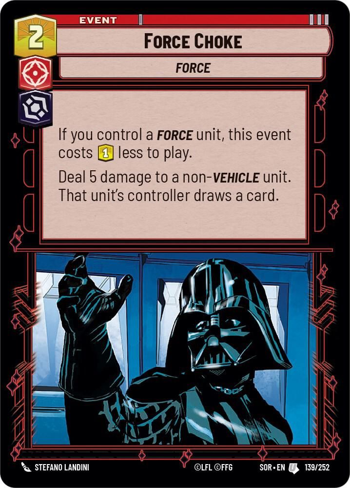 Force Choke - Spark of Rebellion (SOR) Spark of Rebellion