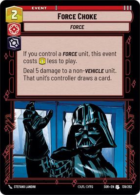 Force Choke - Spark of Rebellion (SOR) Spark of Rebellion