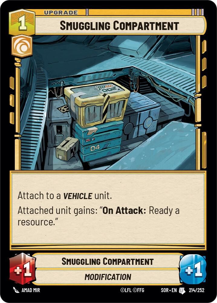 Smuggling Compartment - Spark of Rebellion (SOR) Spark of Rebellion
