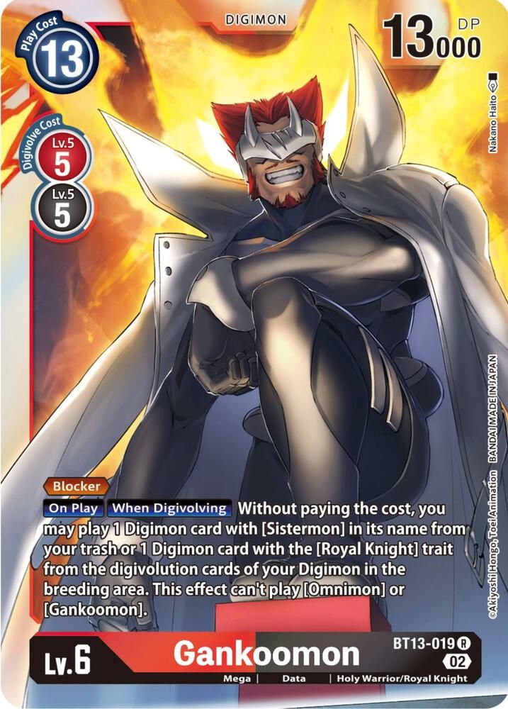 Gankoomon - Versus Royal Knights (BT13) foil