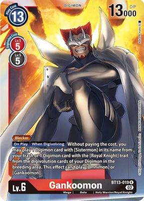 Gankoomon - Versus Royal Knights (BT13) foil