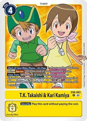 T.K. Takaishi &amp; Kari Kamiya - Infernal Ascension (EX06)