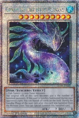 Ghoti of the Deep Beyond - RA04-EN060 - Quarter Century Secret Rare 1st Edition Quarter Century Stampede 1st Edition Singles (espanol)