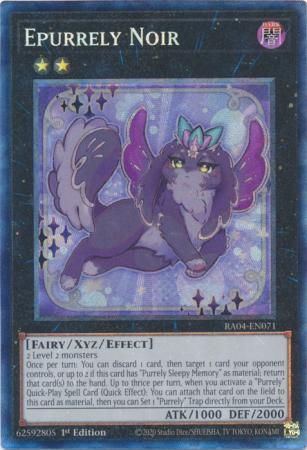 Epurrely Noir - RA04-EN071 - Collector&#39;s Rare 1st Edition