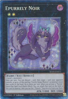 Epurrely Noir - RA04-EN071 - Collector&#39;s Rare 1st Edition