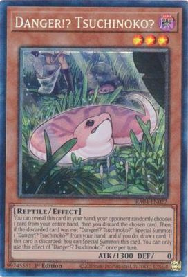 Danger!? Tsuchinoko? - RA04-EN027 - Collector&#39;s Rare 1st Edition Quarter Century Stampede 1st Edition Singles