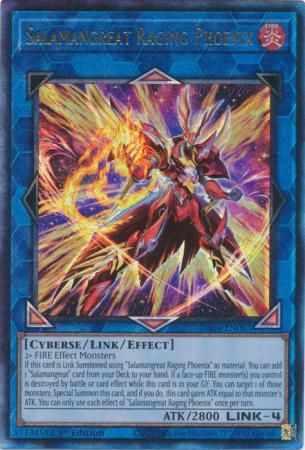 Salamangreat Raging Phoenix - RA04-EN083 - Ultimate Rare 1st Edition Quarter Century Stampede 1st Edition Singles